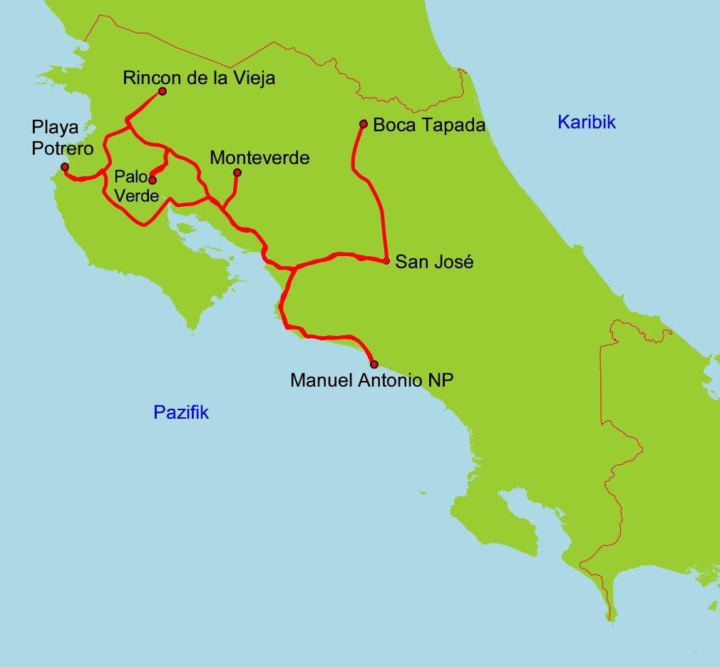Costa Rica Pazifischer Nordwesten | Kleingruppenreise mit individuellen Zusatzprogrammen - Polar