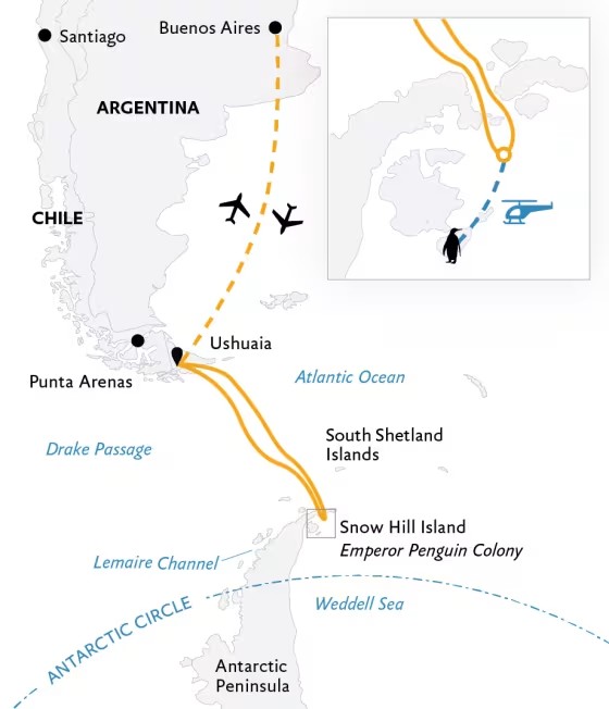 MS ULTRAMARINE | Zu den Kaiser­pinguinen im Weddellmeer - Polar
